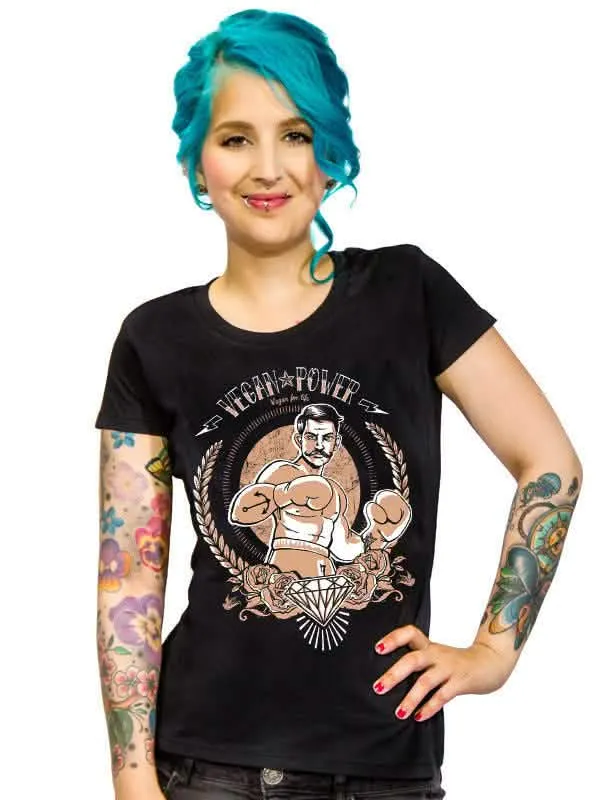 Vegan Girlie Shirt - Vegan Power