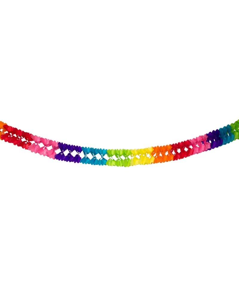 Multicolor Papiergirlande 6m
