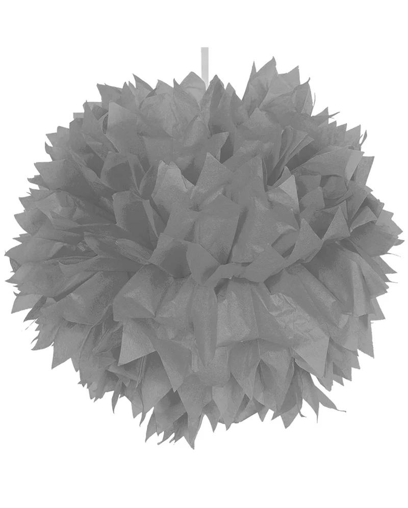 Silberner Pompom 30cm