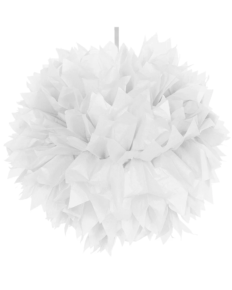 Weißer Pompom 30cm