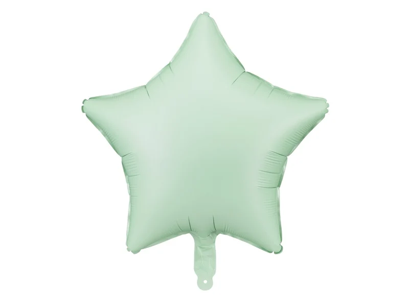 Star Helium Ballon Türkis Leer 48cm