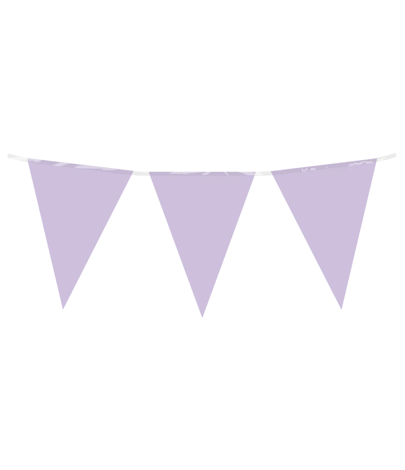 Lila Girlande Pastell 10m