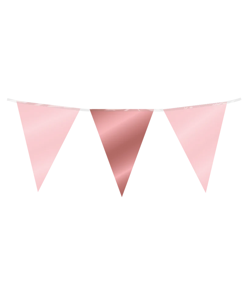 Rosa Rose Gold Girlande 10m