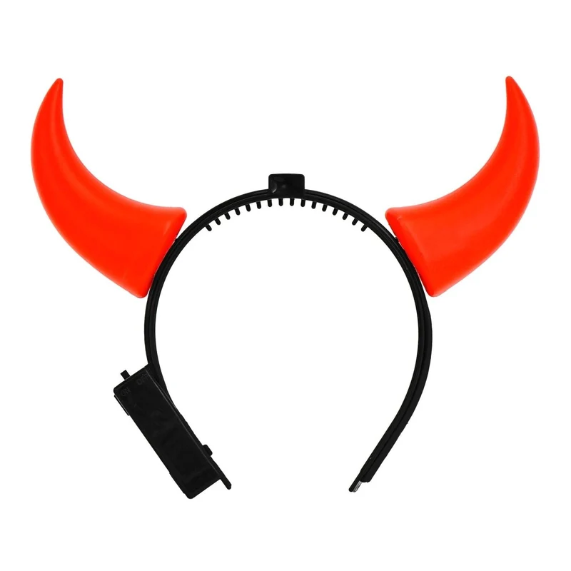 Halloween Haarband Rot Schwarzer Teufel
