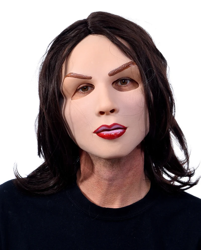Sexy Brünette Maske