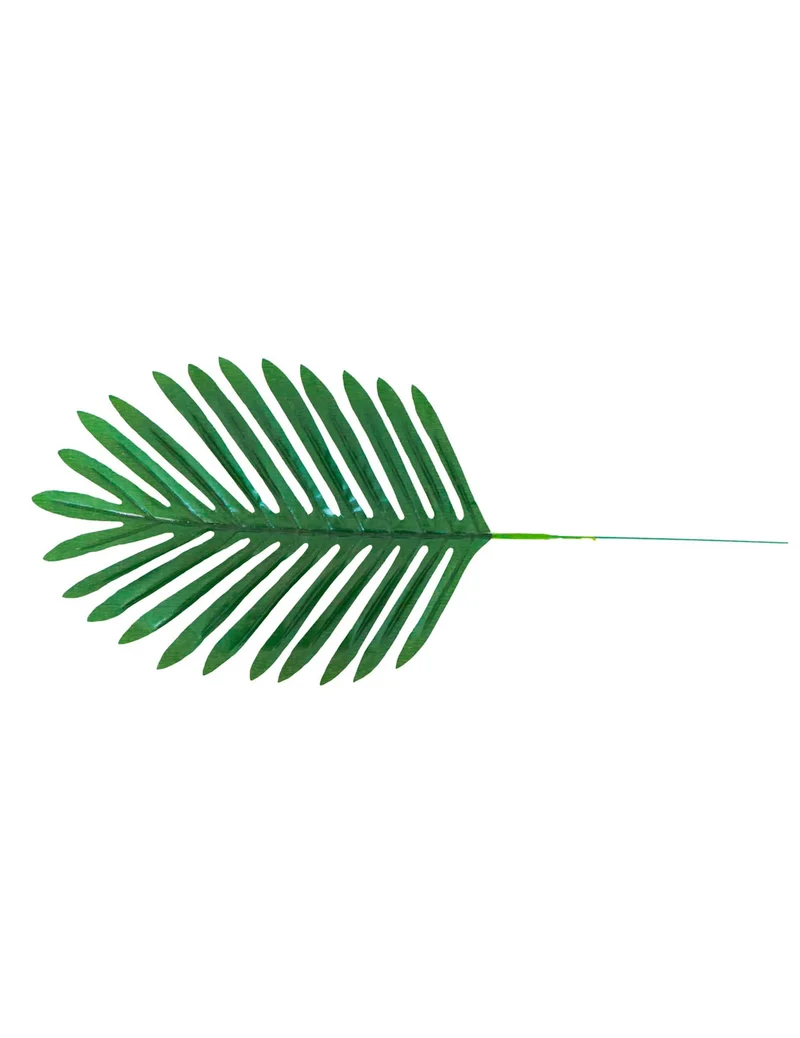 4 Palmenblätter 40 x 18 cm für tropische Dekoration