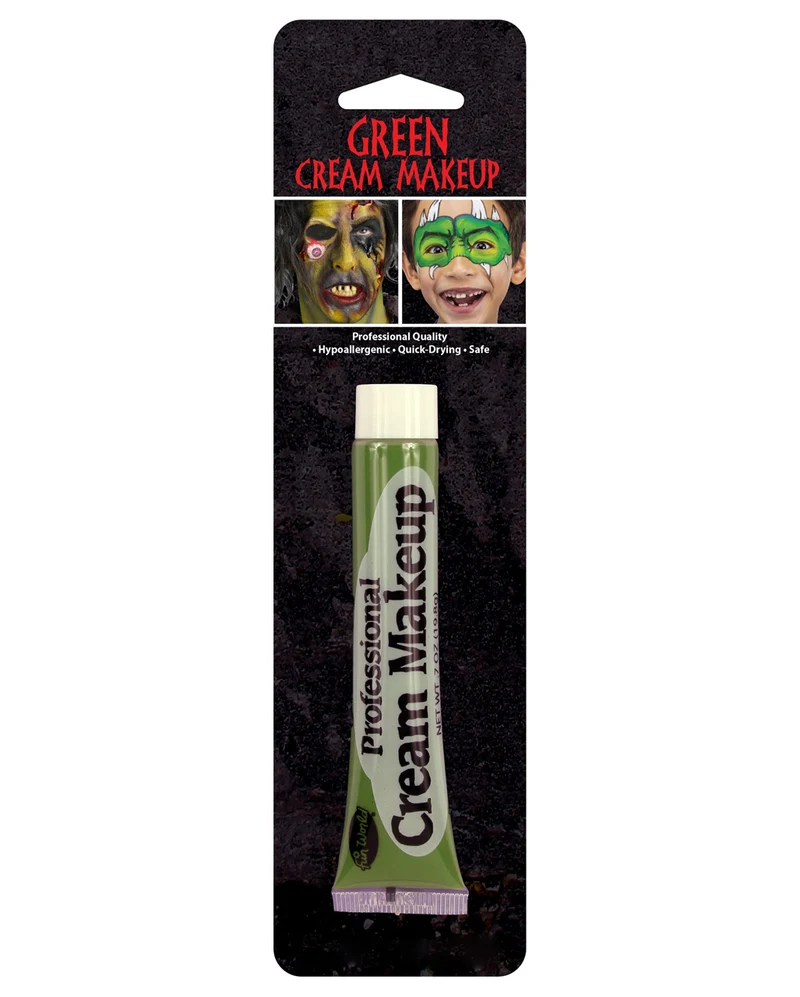 Grünes Zombie Make Up