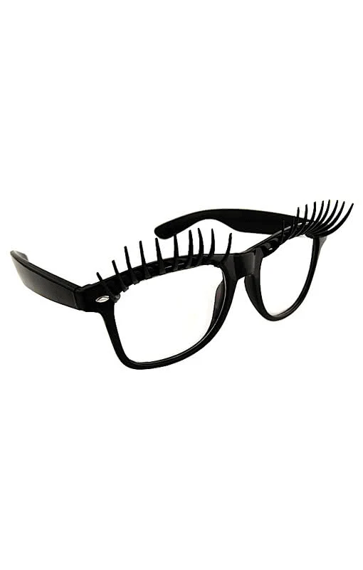 Brille mit Wimpern