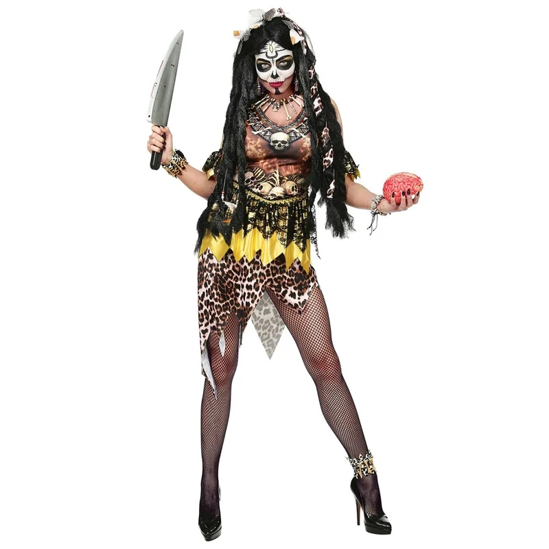 Halloween Kostüm Damen Voodoo