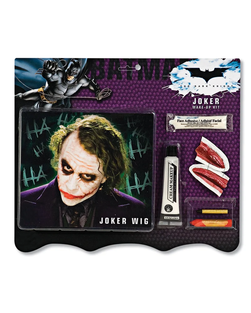 Joker Perücke und Make up Kit