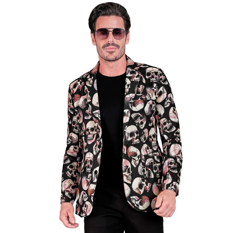 Halloween Jacke Männer Totenkopf