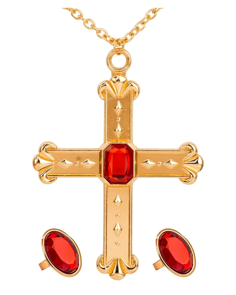Kardinal Schmuck Set 3-teilig