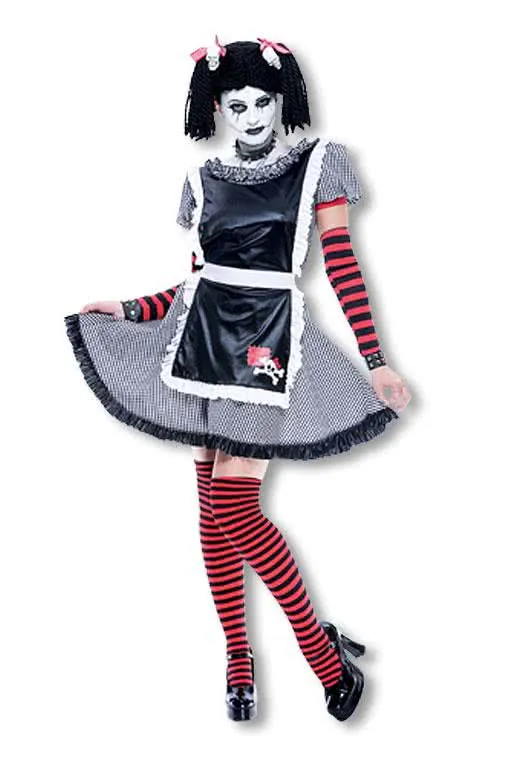 Schlenkerpuppen Gothic Kostüm M