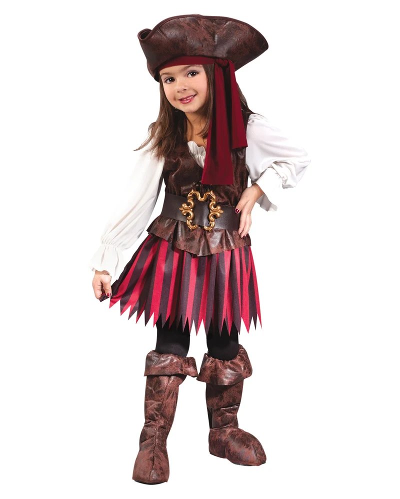 Kleine Piratin Kinderkostüm
