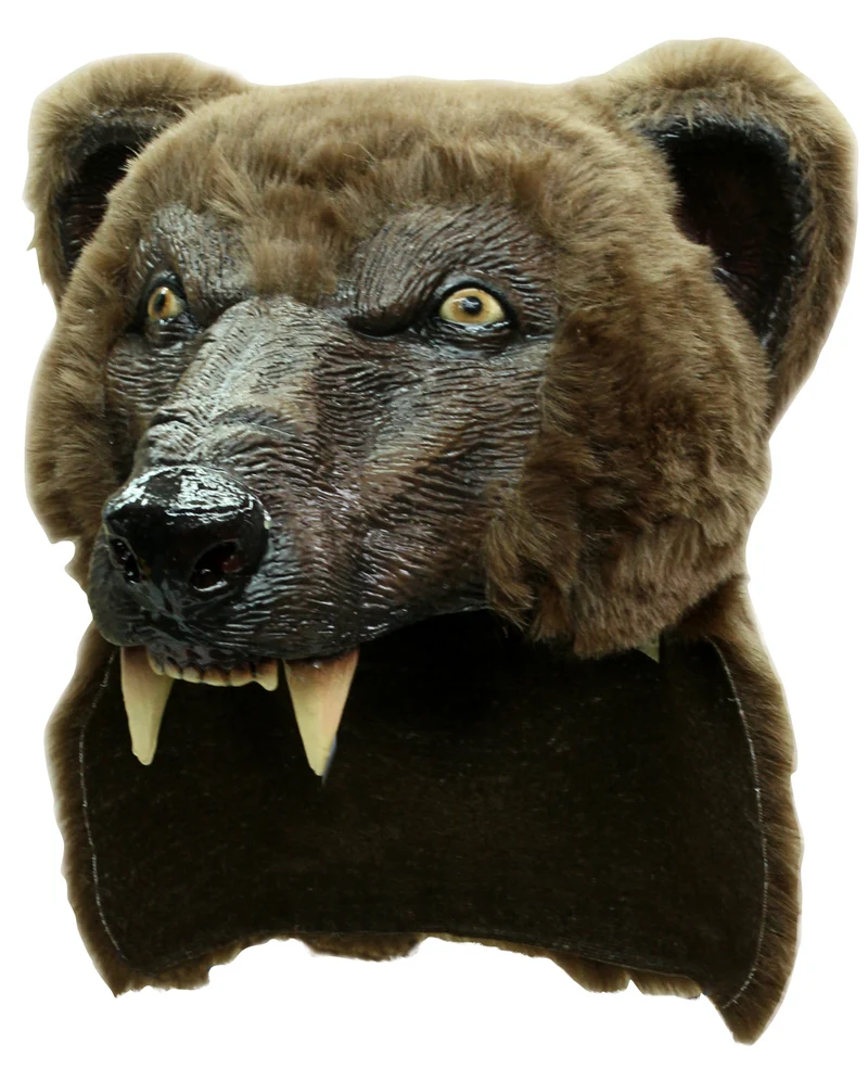 Kriegermütze mit Braunbär-Schädel