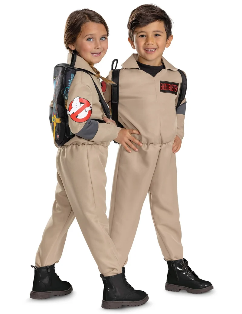 Ghostbusters™ Kostüm für Kinder beige