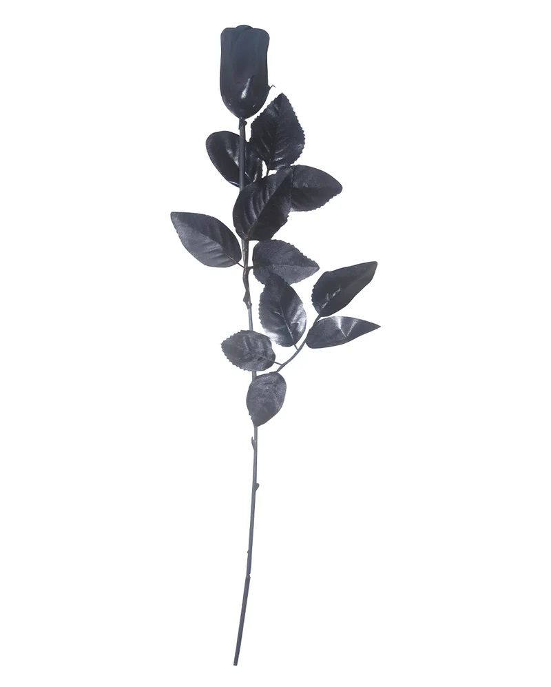 Künstliche Rose schwarz