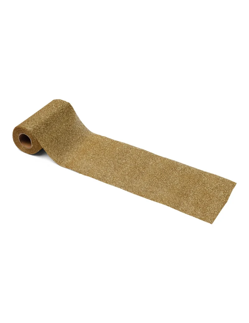 Glitter-Band Gold 10 cm x 6 m für Tisch