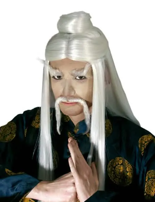 Weißer Schnurrbart Meister Lee