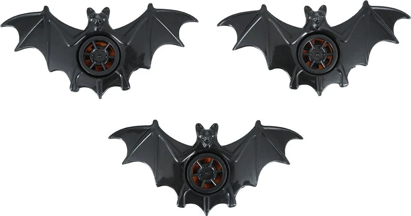 Schwarze Fake Fledermaus 9cm 3Stück