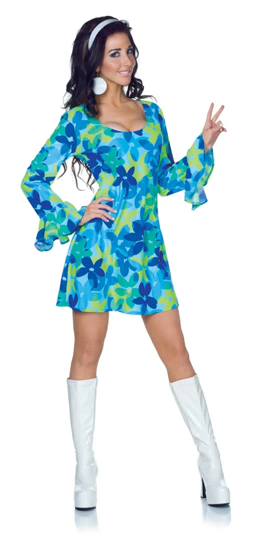 Wild Flower Hippie Kleid XL