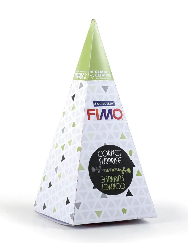Überraschungstüte Grün Fimo® Fuchs 17 x 7 cm Magnet-Set