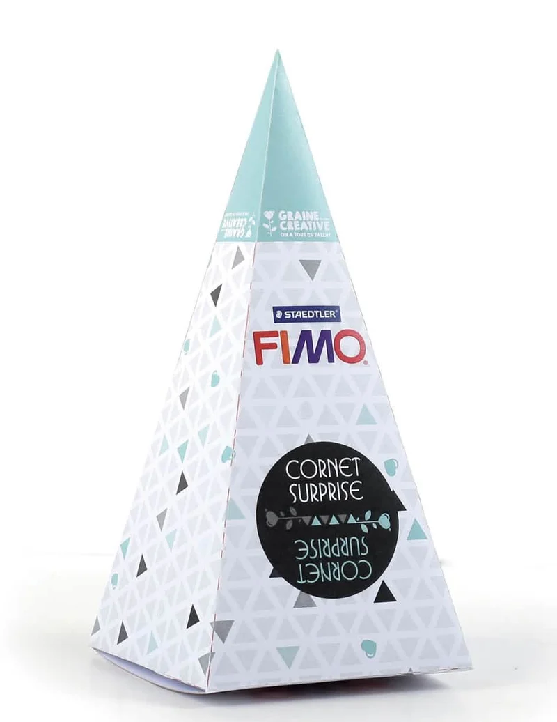 Fimo® Kaktus Überraschungstüte blau 17 x 7 cm Modellier-Set