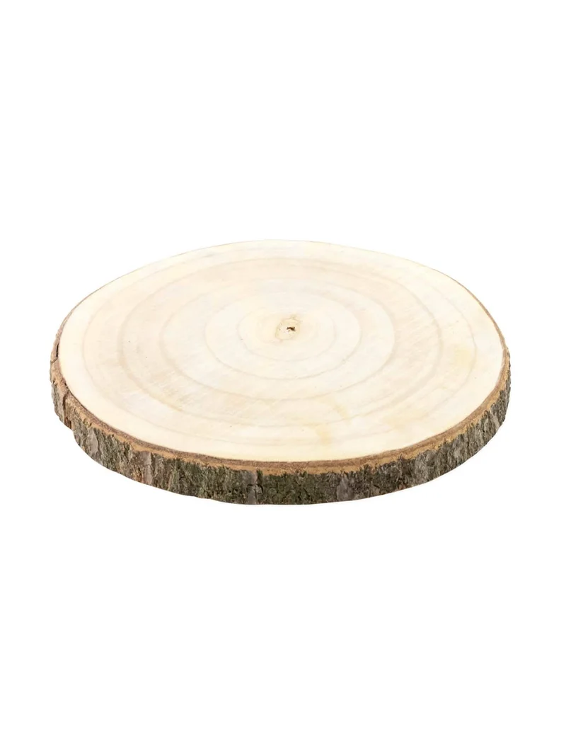 Natürliche Holzscheibe 10 bis 12 cm für Hochzeitsdekoration