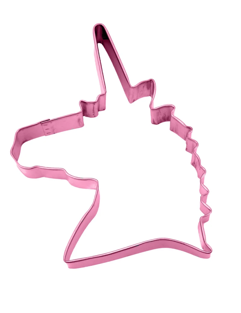 Einhorn-Kopf-Ausstechform 12.5 x 9 x 2.5 cm