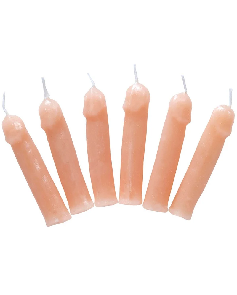 Penis Partykerzen 6er-Set