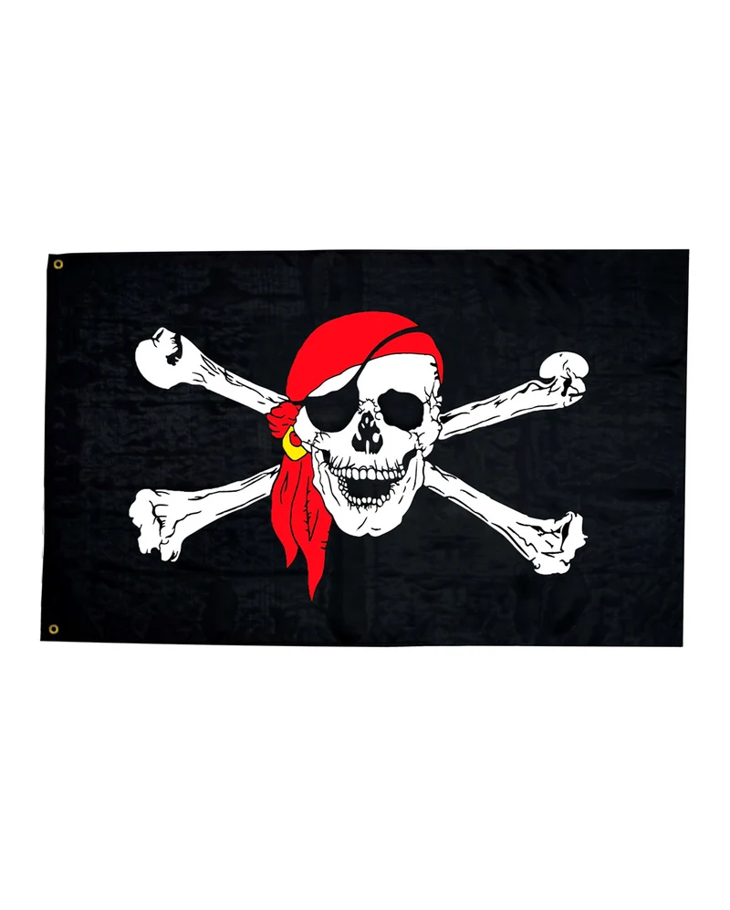 Piratenfahne mit Totenkopf 130x80 cm