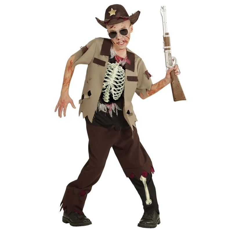 Halloween Kostüm Junge Zombie Cowboy
