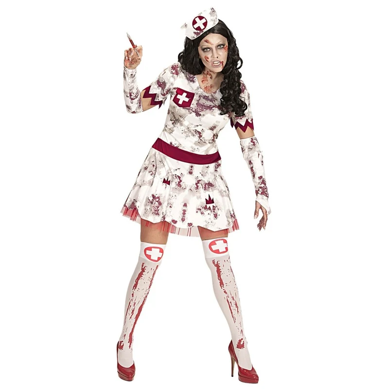 Halloween Kleid Damen Krankenschwester Zombie