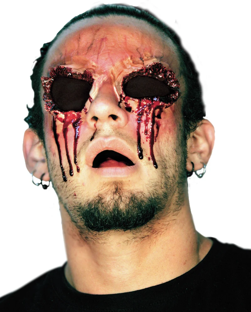 Ausgestochene Augen Latexwunde