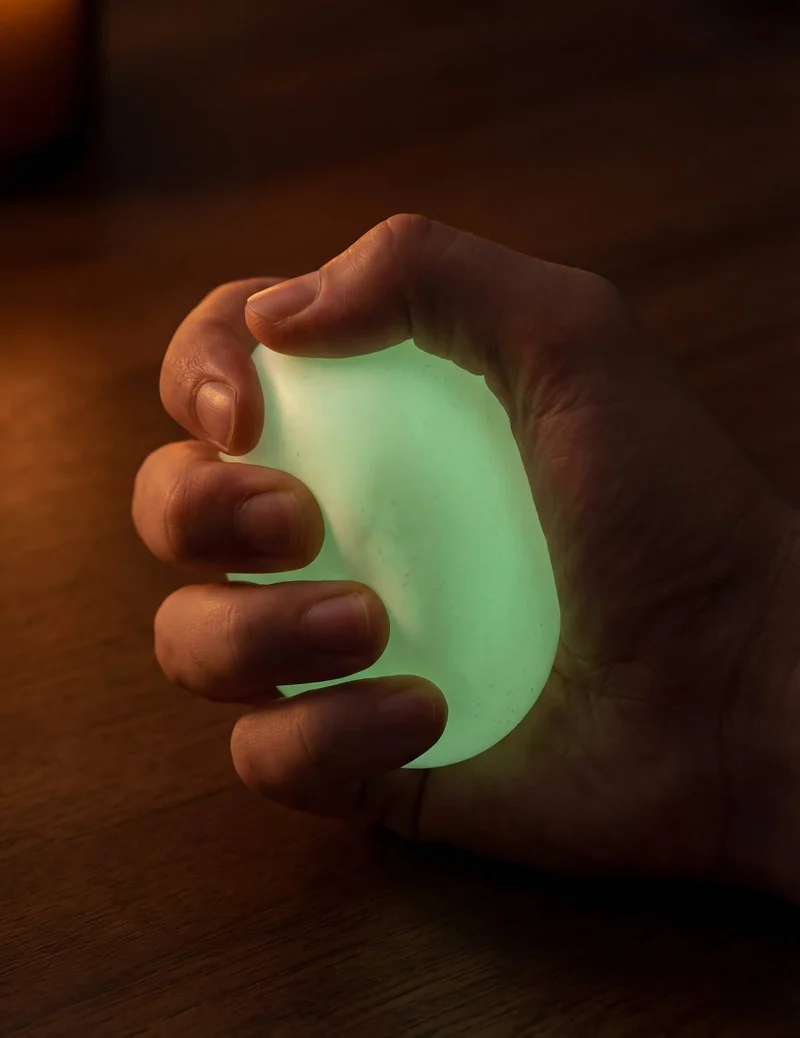 Phosphoreszierender Scrunchems Anti-Stress-Ball