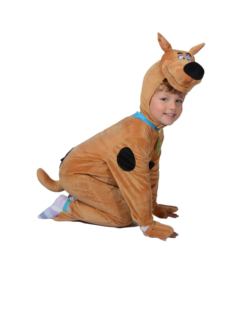 Scooby Doo™-Kostüm für Kleinkinder Zeichentrickfigur braun-schwarz