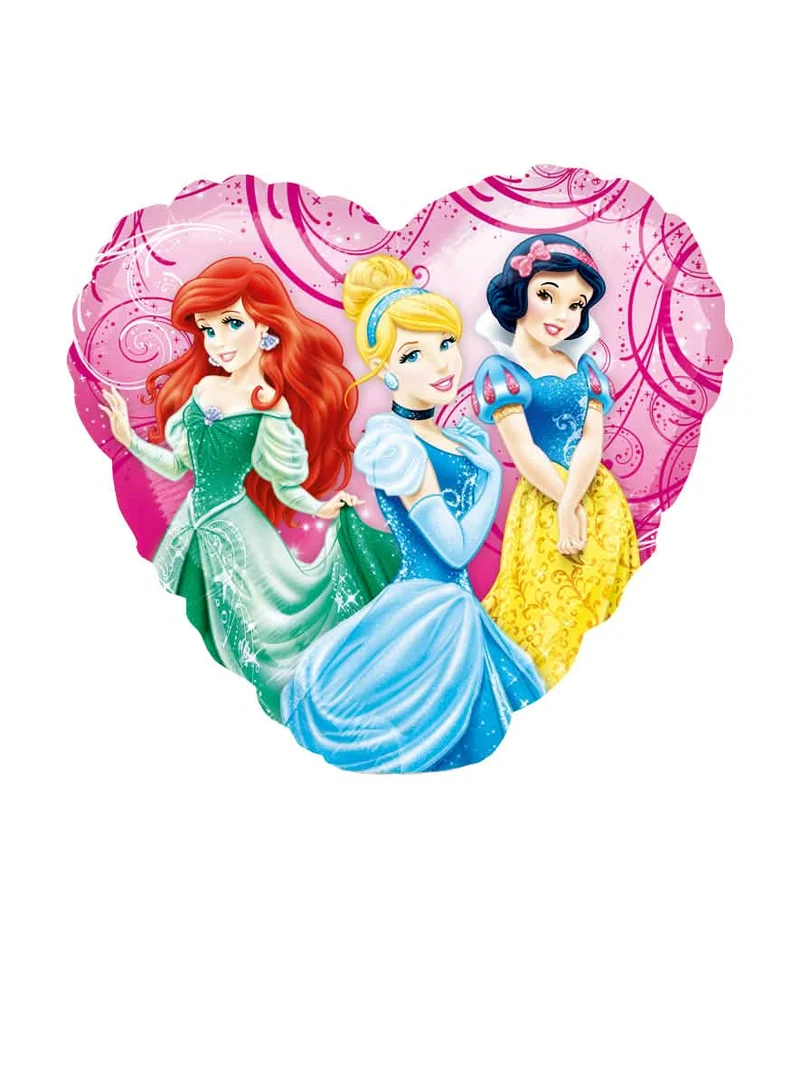 Disney™ Prinzessinnen Aluminiumballon 23 cm Herzform