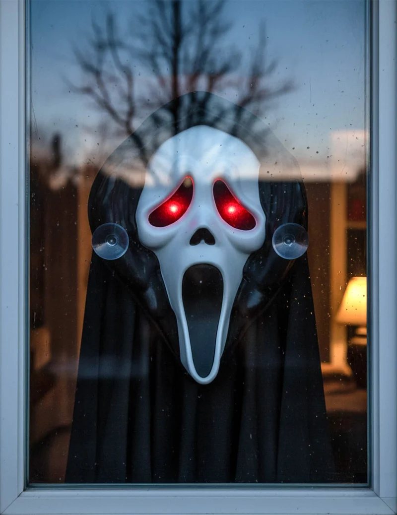 Scream  Leuchtende Fensterdekoration