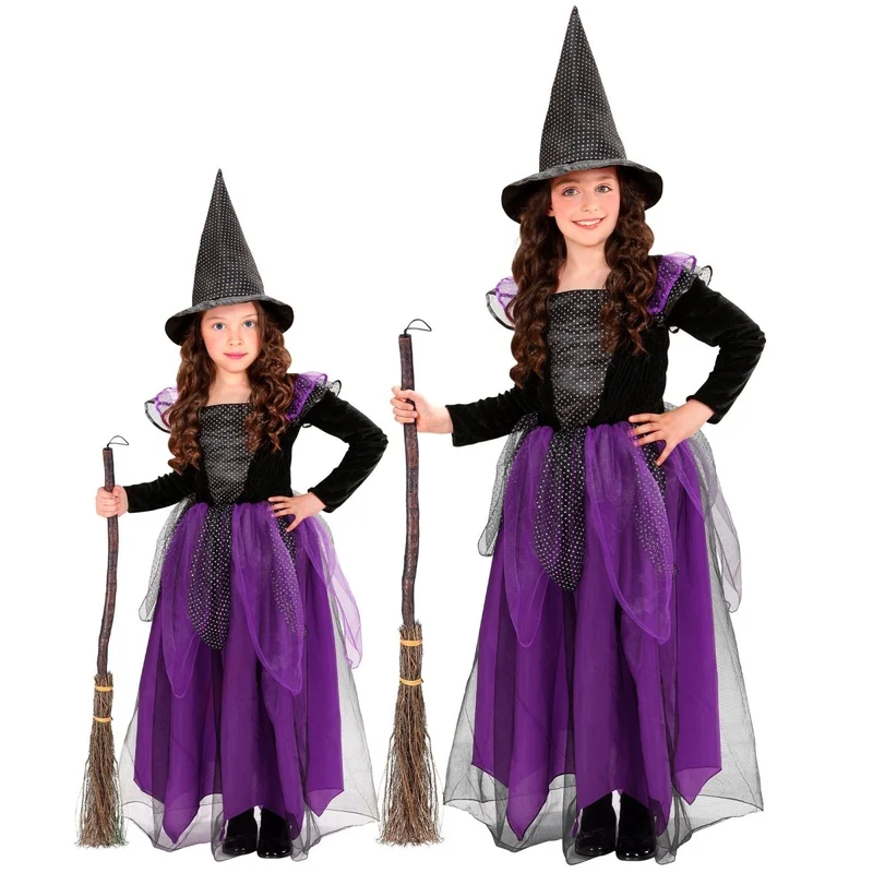 Halloween Kostüm Lila Kind