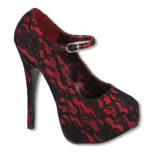 High Heels mit Spitze