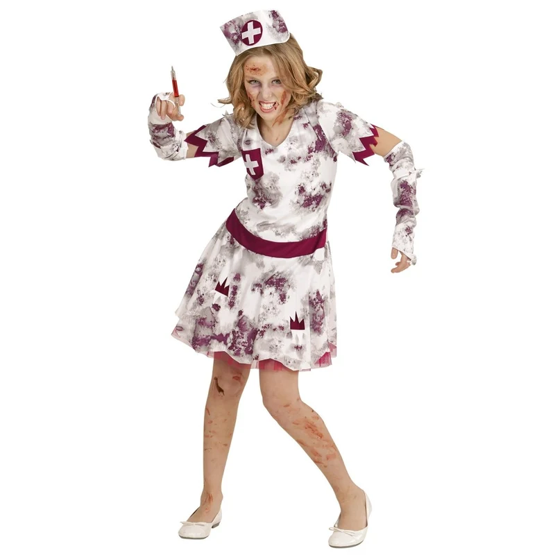 Halloween Kleid Mädchen Krankenschwester Zombie