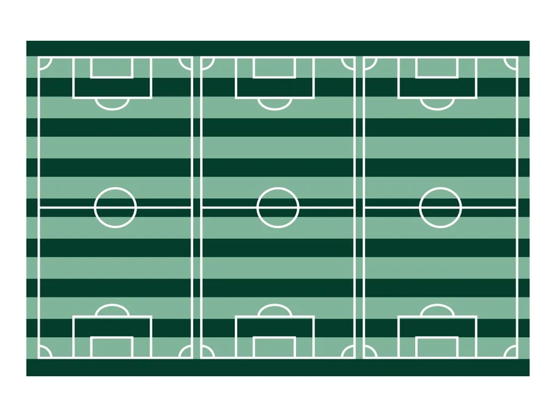 Fußball-Tischläufer 1,8m