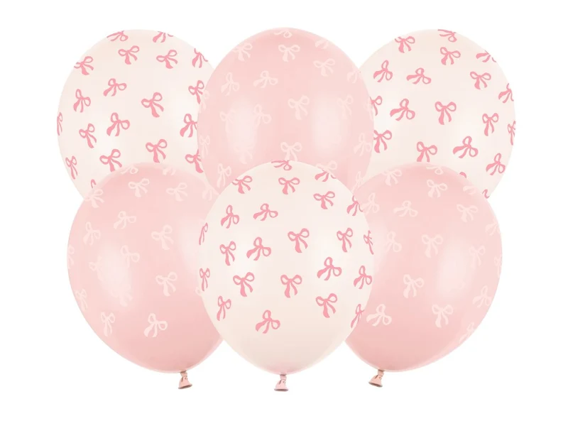 Hellrosa Luftballons 30cm 6Stück