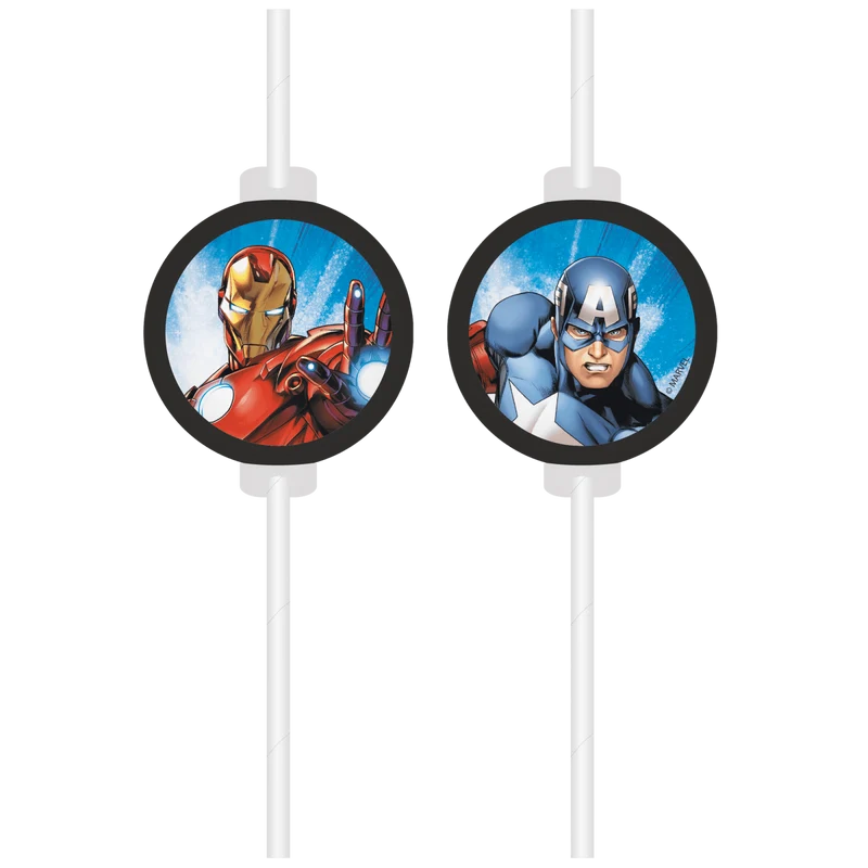 Avengers Strohhalme 6 Stk