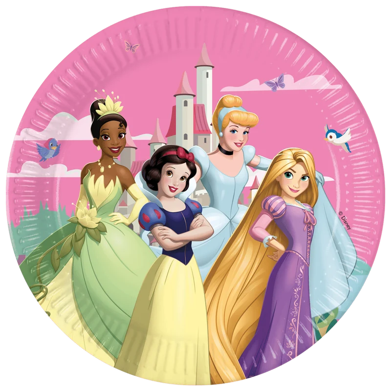 Disney Prinzessinnen Teller 23cm 8Stück