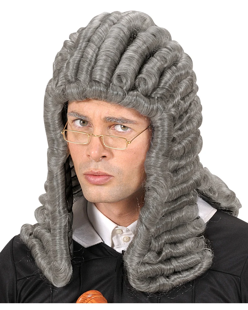 Graue Richter Perücke
