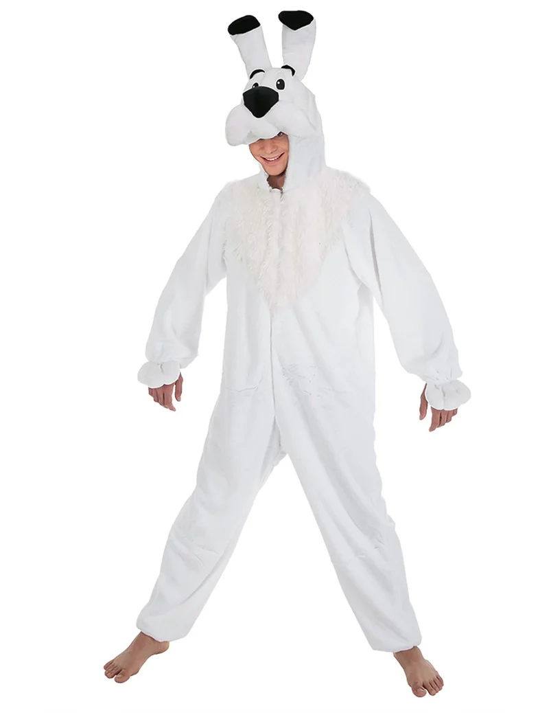 Idefix™-Kostüm für Fasching Asterix und Obelix™ Faschingskostüm schwarz-weiss