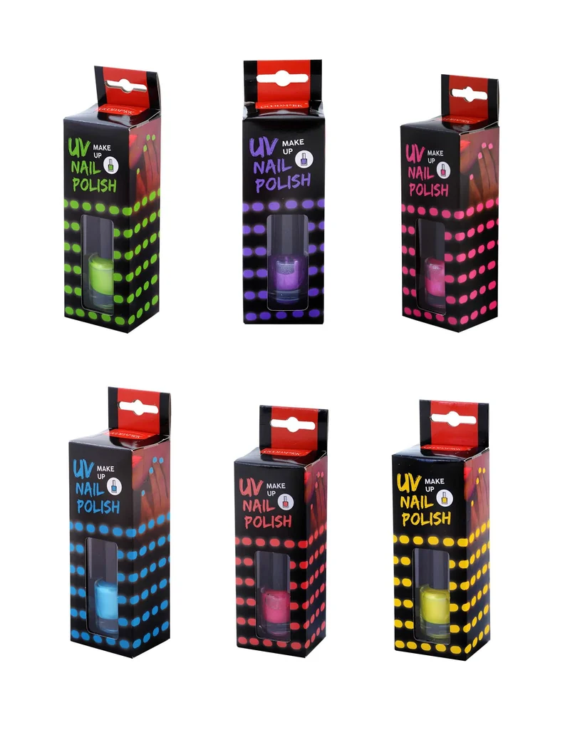 Nachtleuchtender UV-Nagellack bunt 7 ml