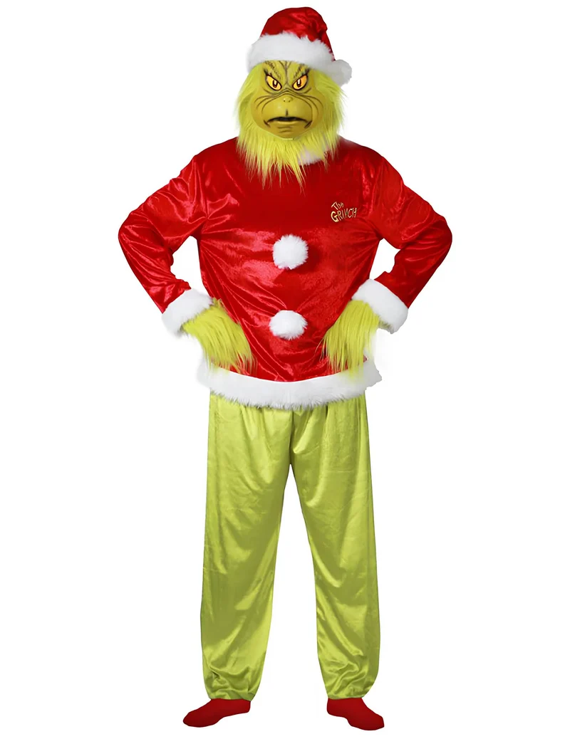 Komplettes Grinch™-Kostüm für Erwachsene
