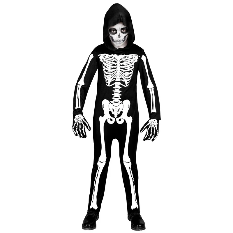Halloween Kostüm Kind Skelett 2 Stück
